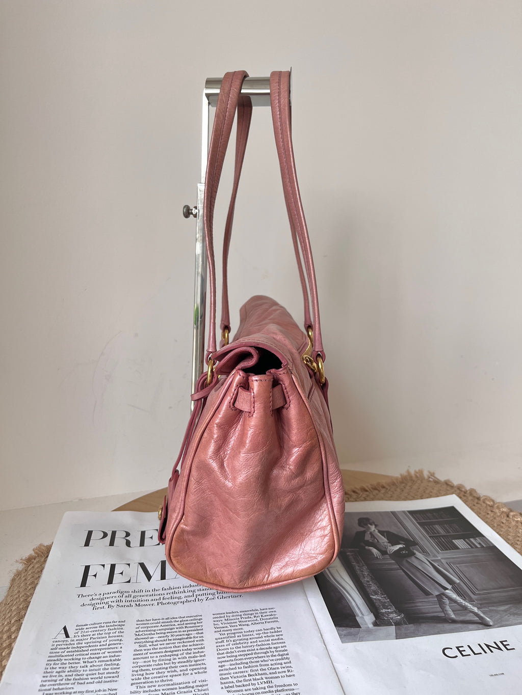 Miu Miu Leather Pink