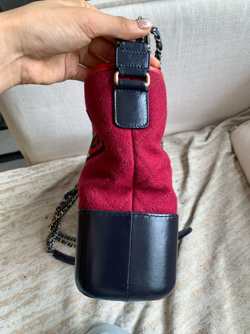 Chanel Felt Crossbody