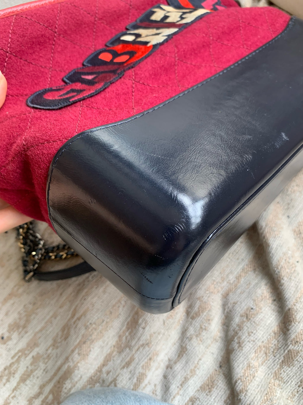Chanel Felt Crossbody