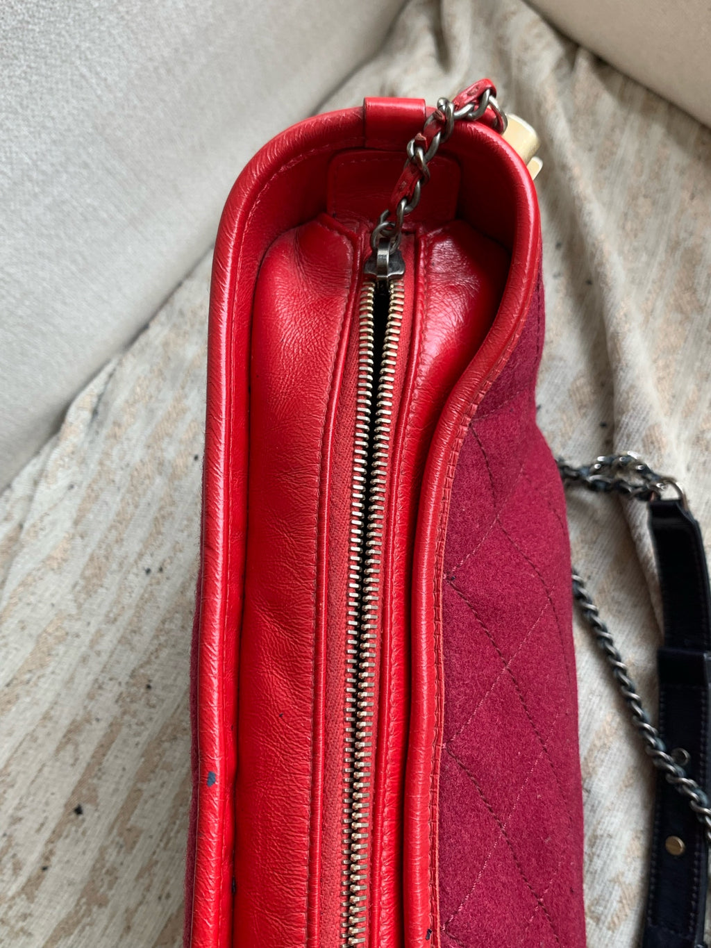 Chanel Felt Crossbody