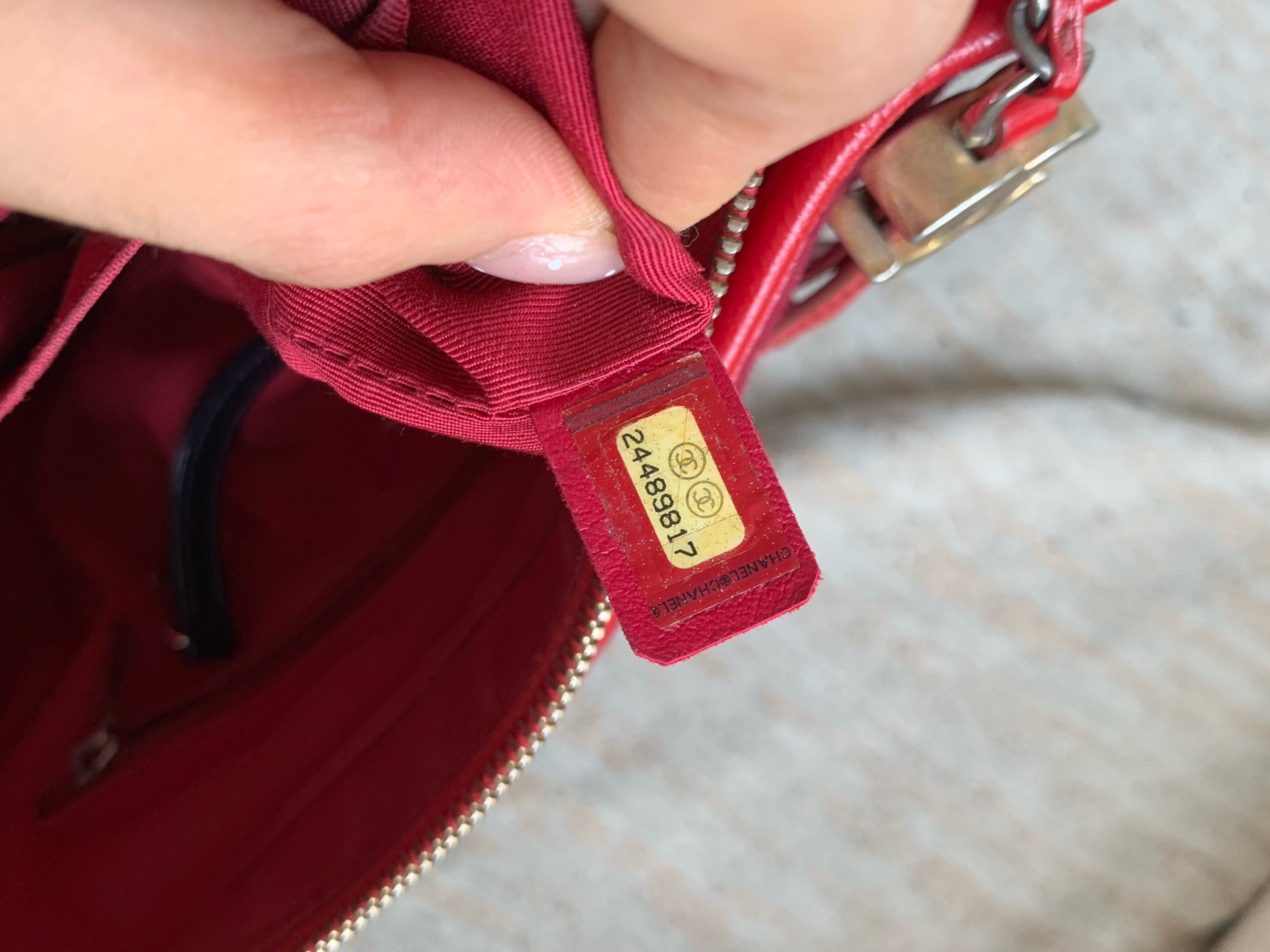 Chanel Felt Crossbody
