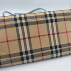 Burberry Canvas Blue Satchel