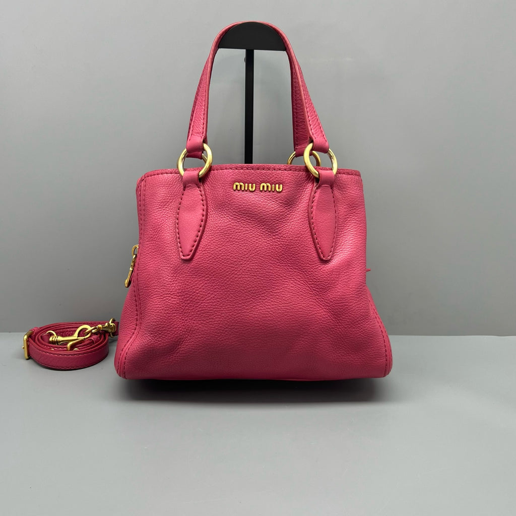 Miu Miu Red Shoulder Bag
