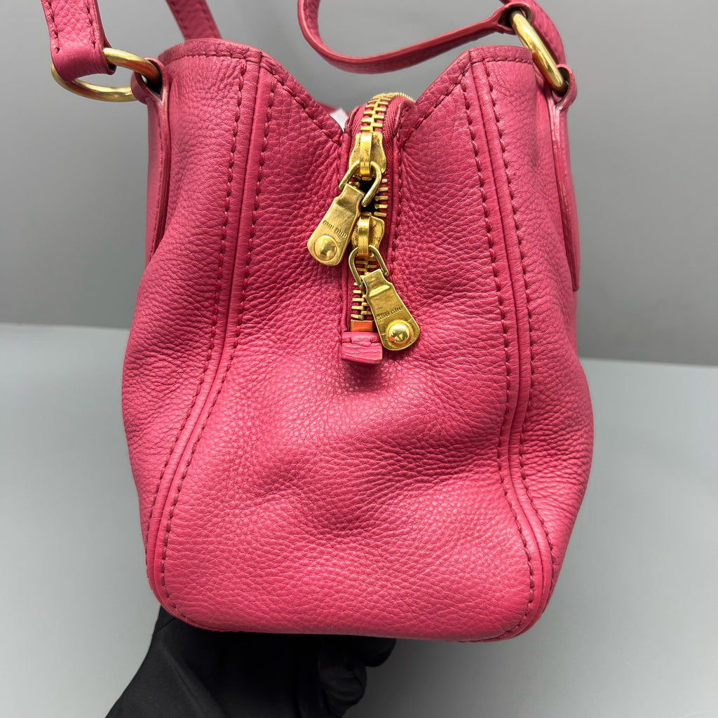 Miu Miu Red Shoulder Bag