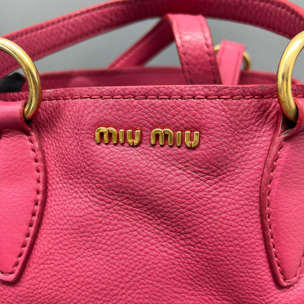 Miu Miu Red Shoulder Bag