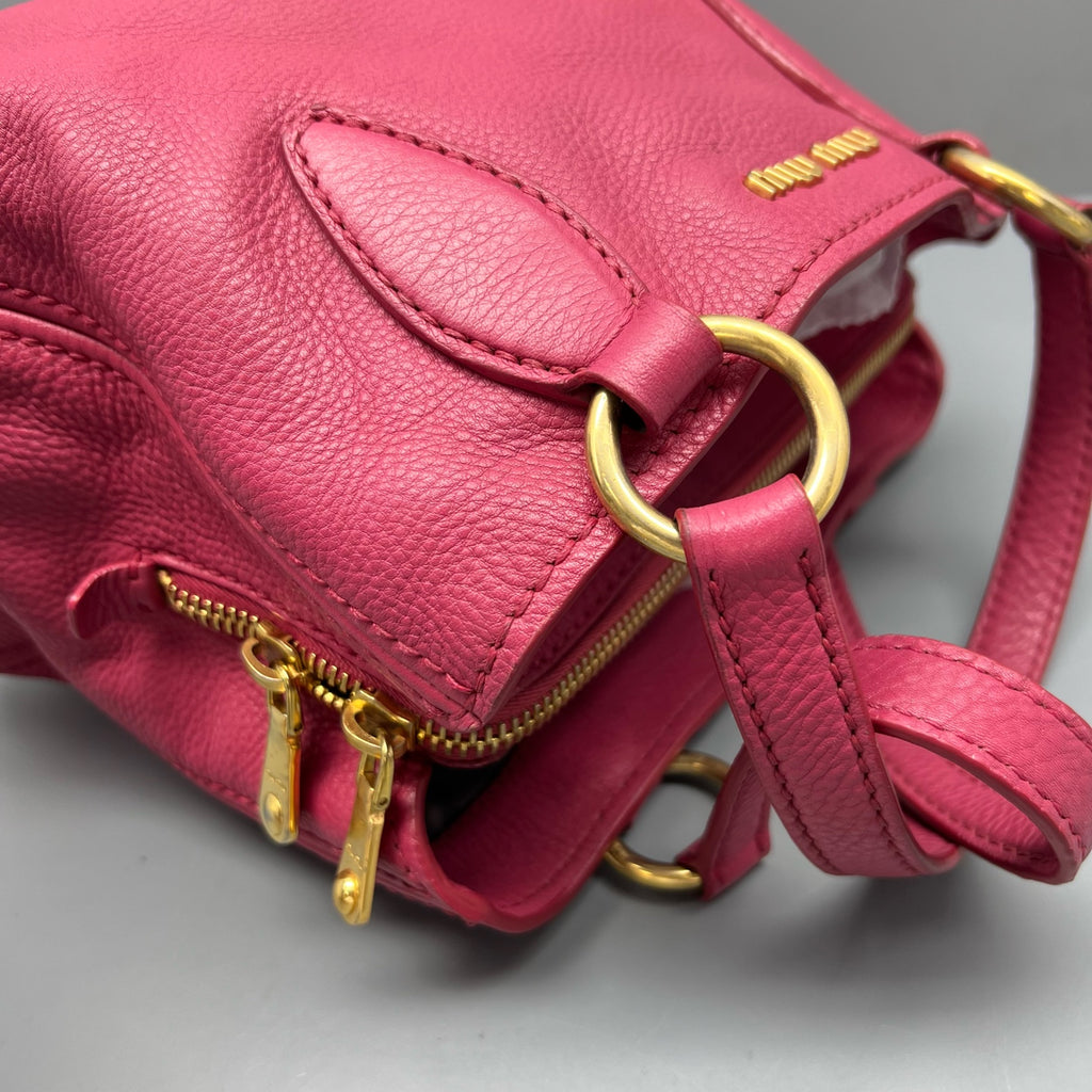 Miu Miu Red Shoulder Bag