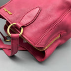 Miu Miu Red Shoulder Bag