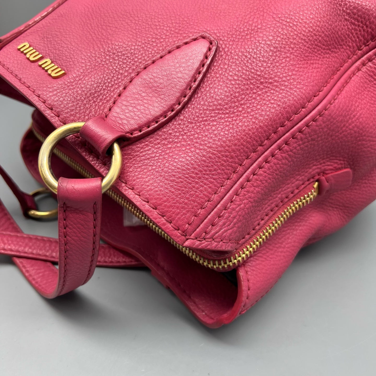 Miu Miu Red Shoulder Bag