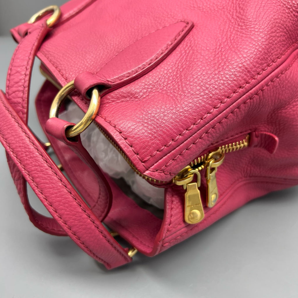 Miu Miu Red Shoulder Bag