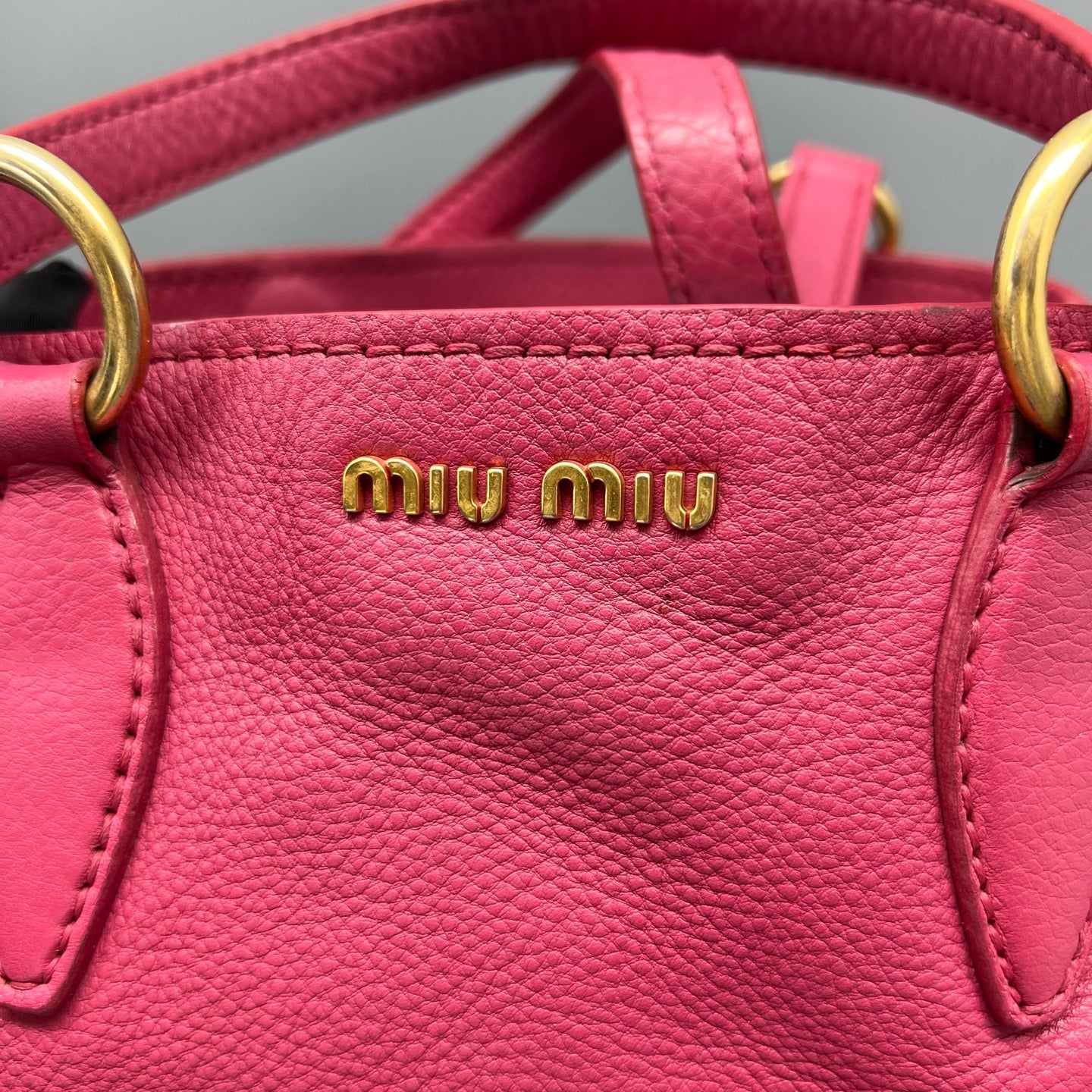 Miu Miu Red Shoulder Bag