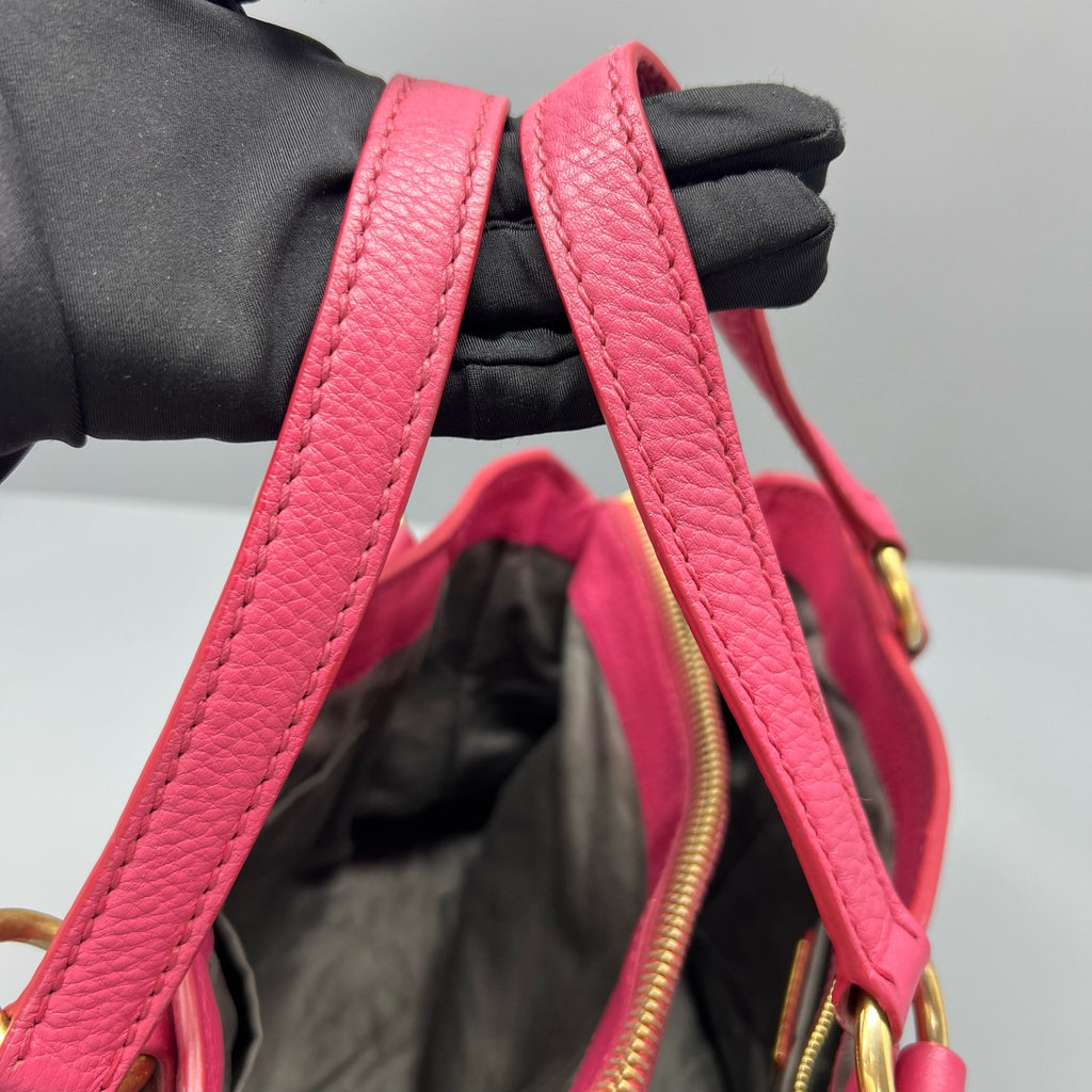 Miu Miu Red Shoulder Bag