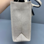 Chloe Canvas Beige Tote