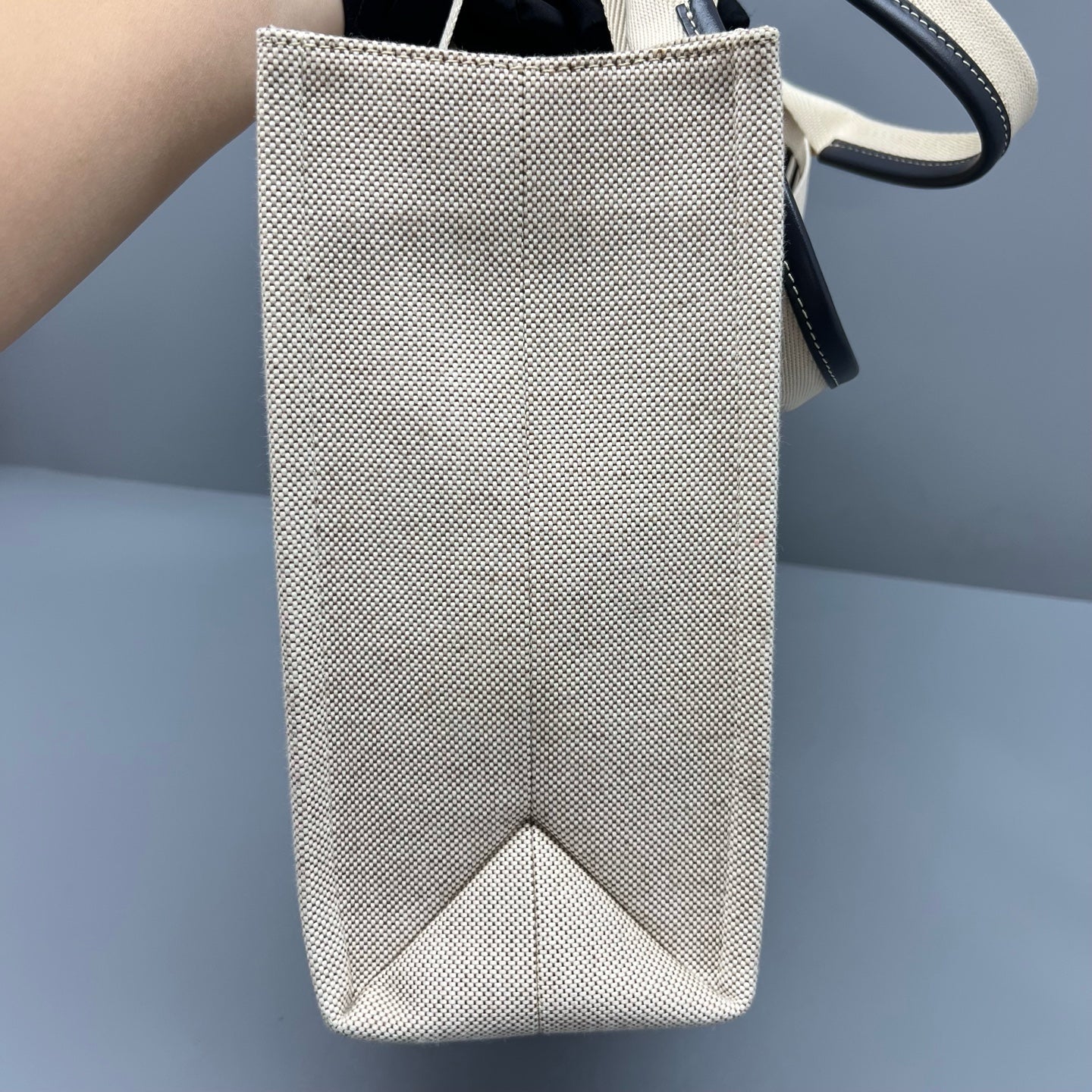 Chloe Canvas Beige Tote