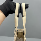 Chloe Canvas Beige Tote
