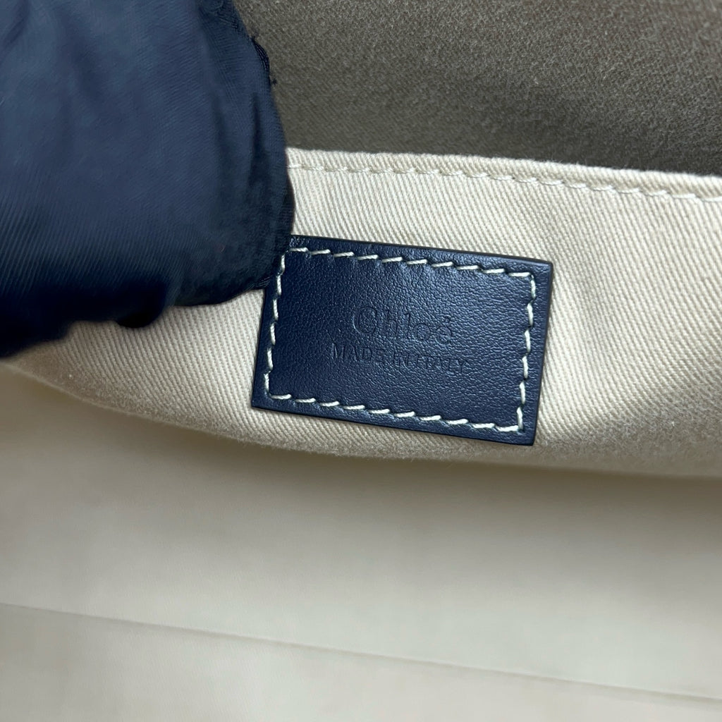 Chloe Canvas Beige Tote