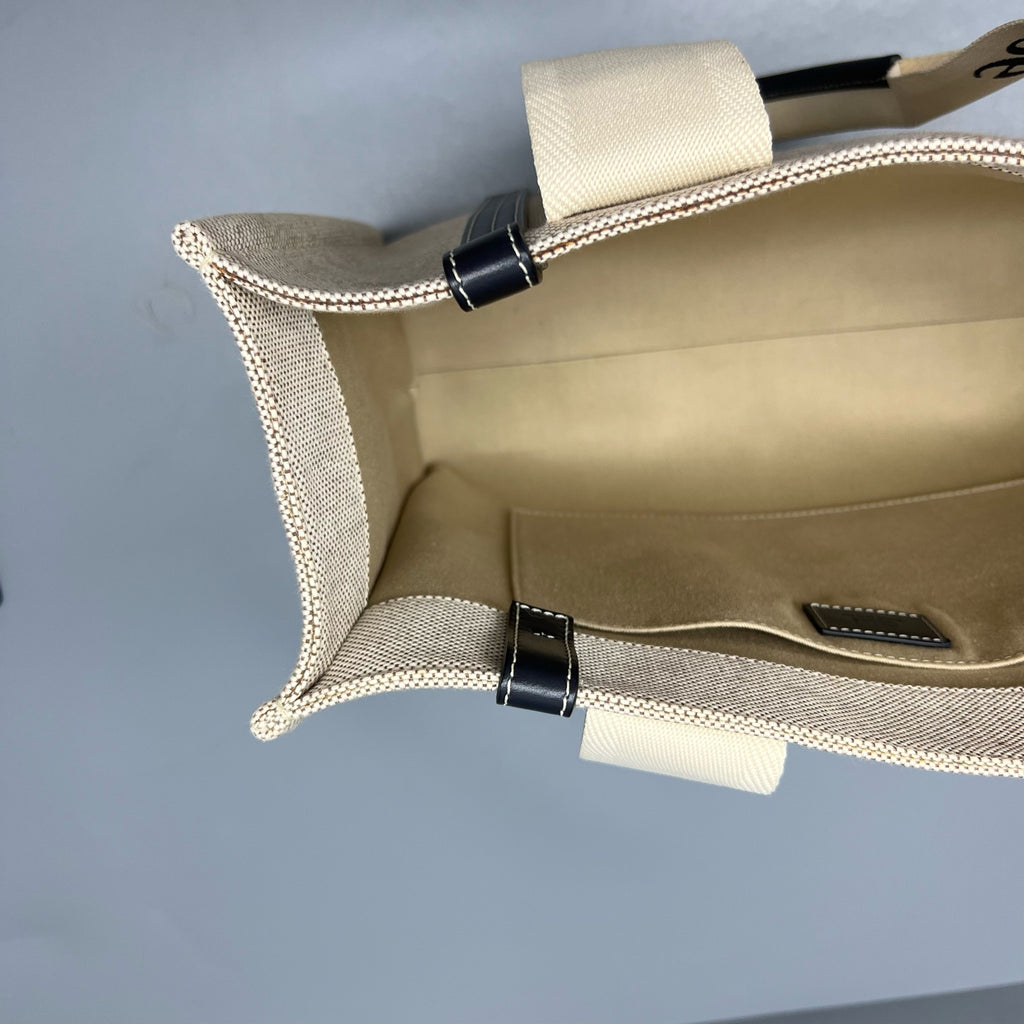 Chloe Canvas Beige Tote