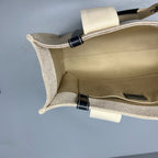 Chloe Canvas Beige Tote