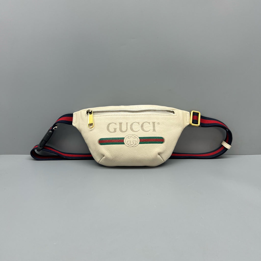 Gucci White Sling Bag