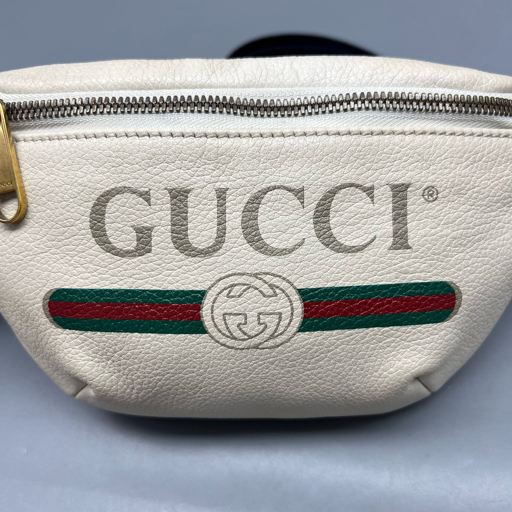Gucci White Sling Bag