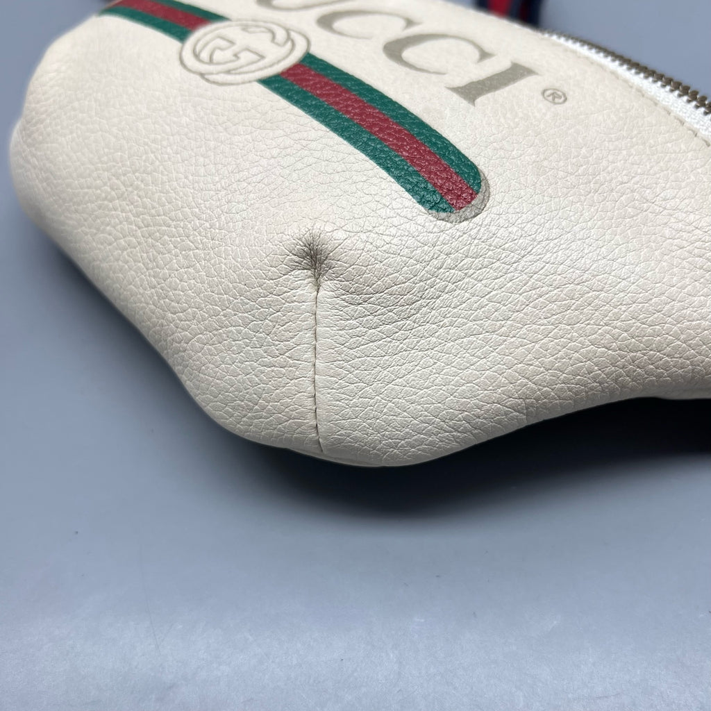 Gucci White Sling Bag
