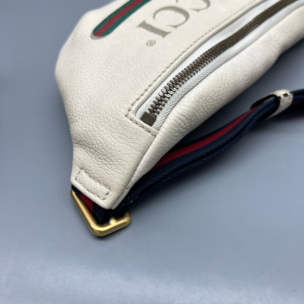 Gucci White Sling Bag