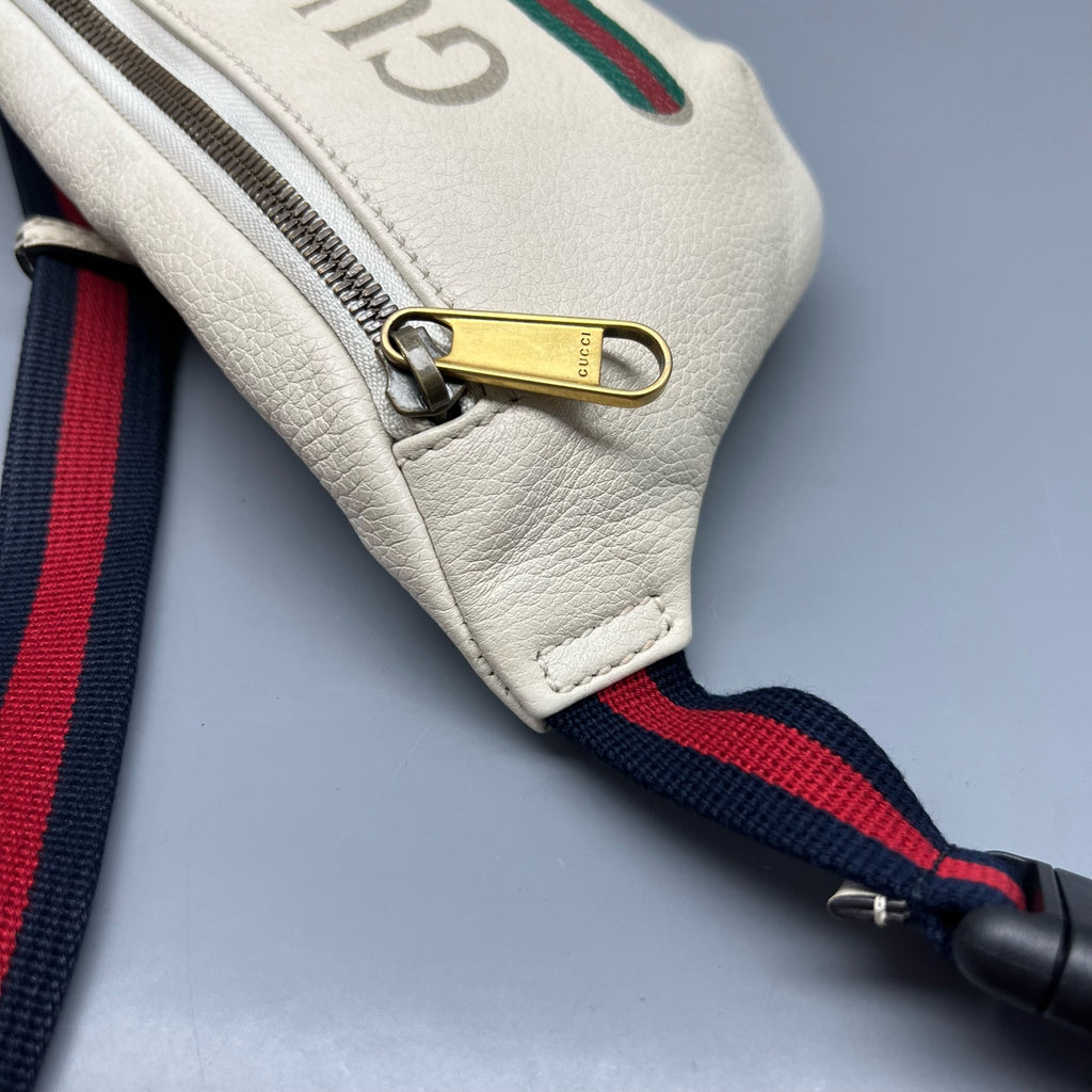 Gucci White Sling Bag