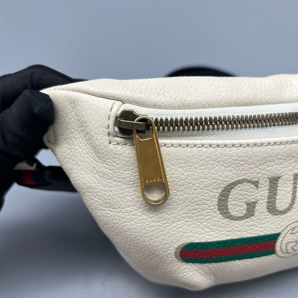 Gucci White Sling Bag