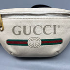 Gucci White Sling Bag