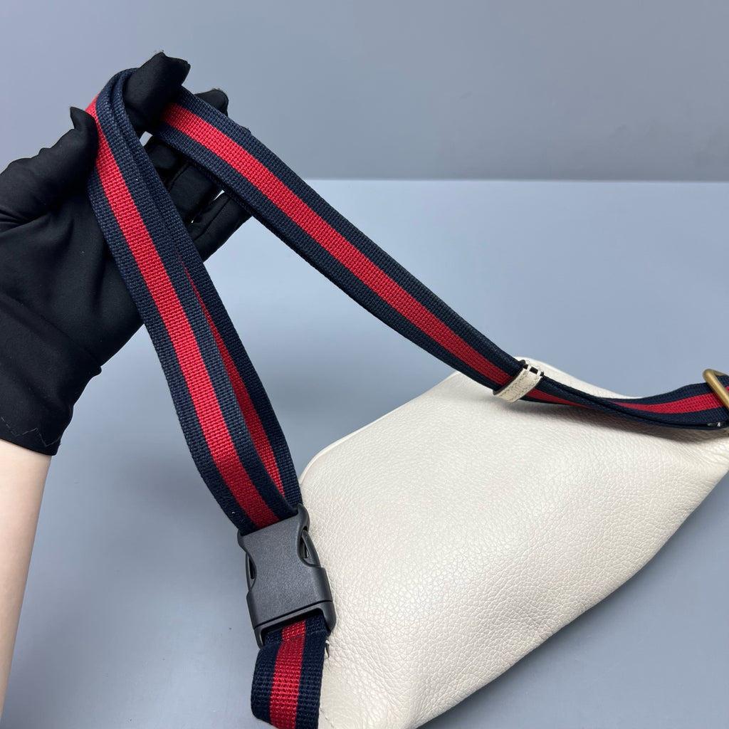 Gucci White Sling Bag