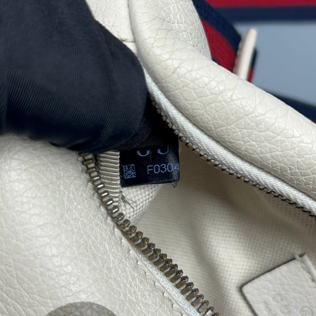 Gucci White Sling Bag