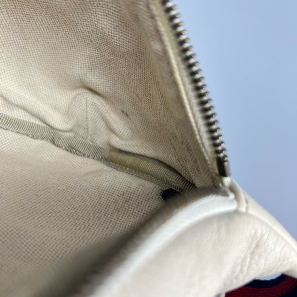 Gucci White Sling Bag
