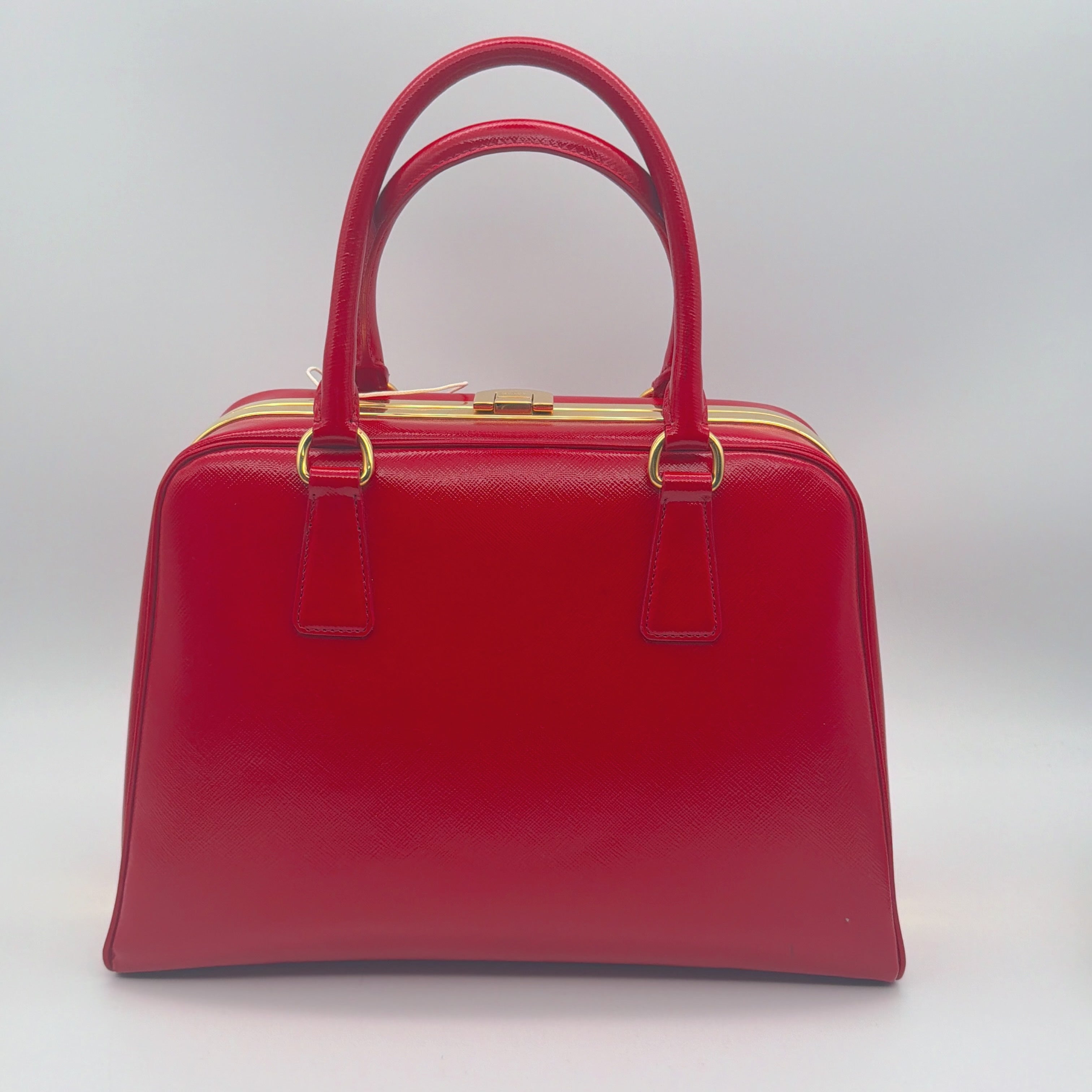 Prada Red Clutch
