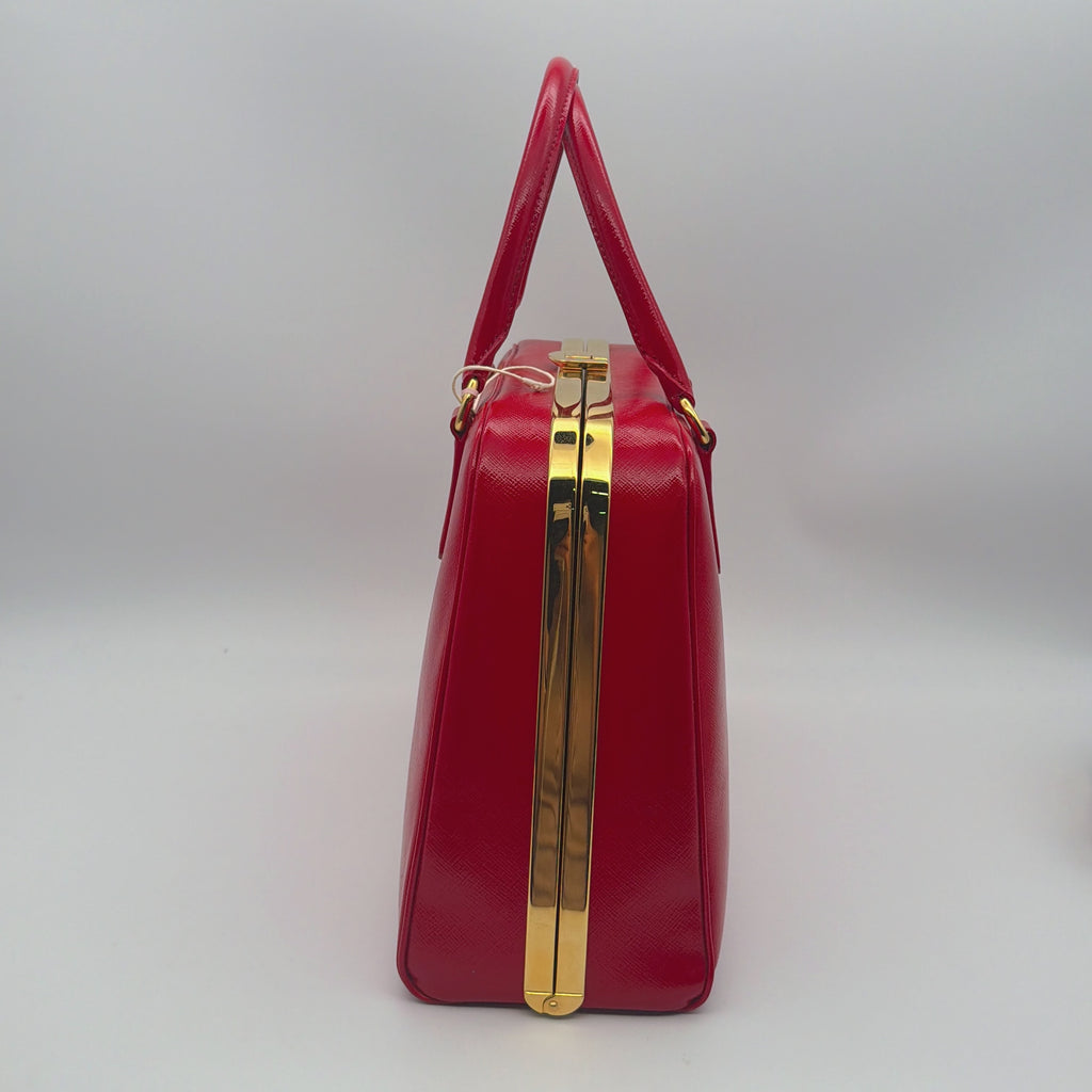 Prada Red Clutch