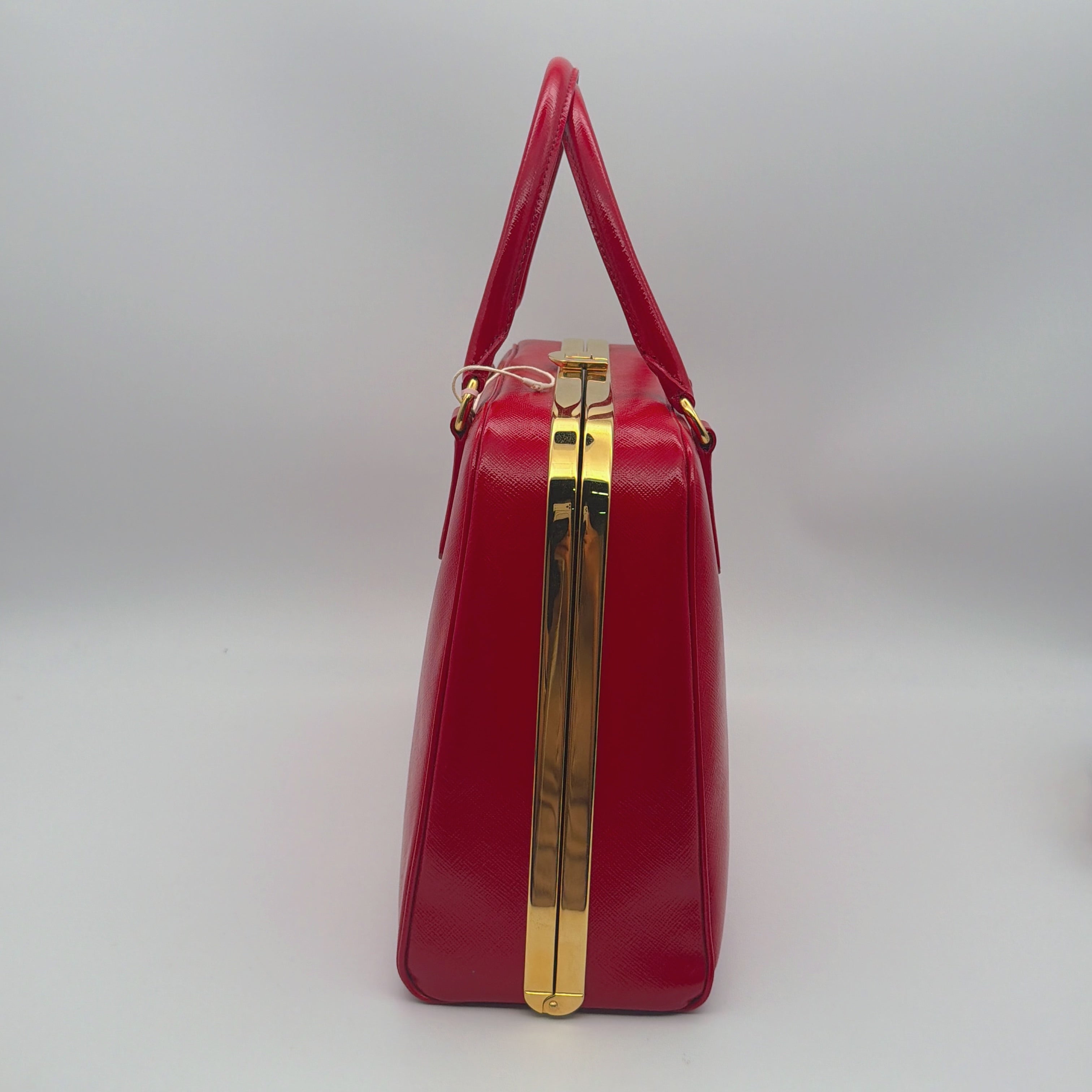 Prada Red Clutch