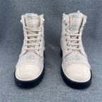Chanel Tweed Ankle boots