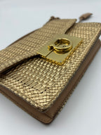 Salvatore Ferragamo Gold Crossbody