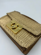 Salvatore Ferragamo Gold Crossbody