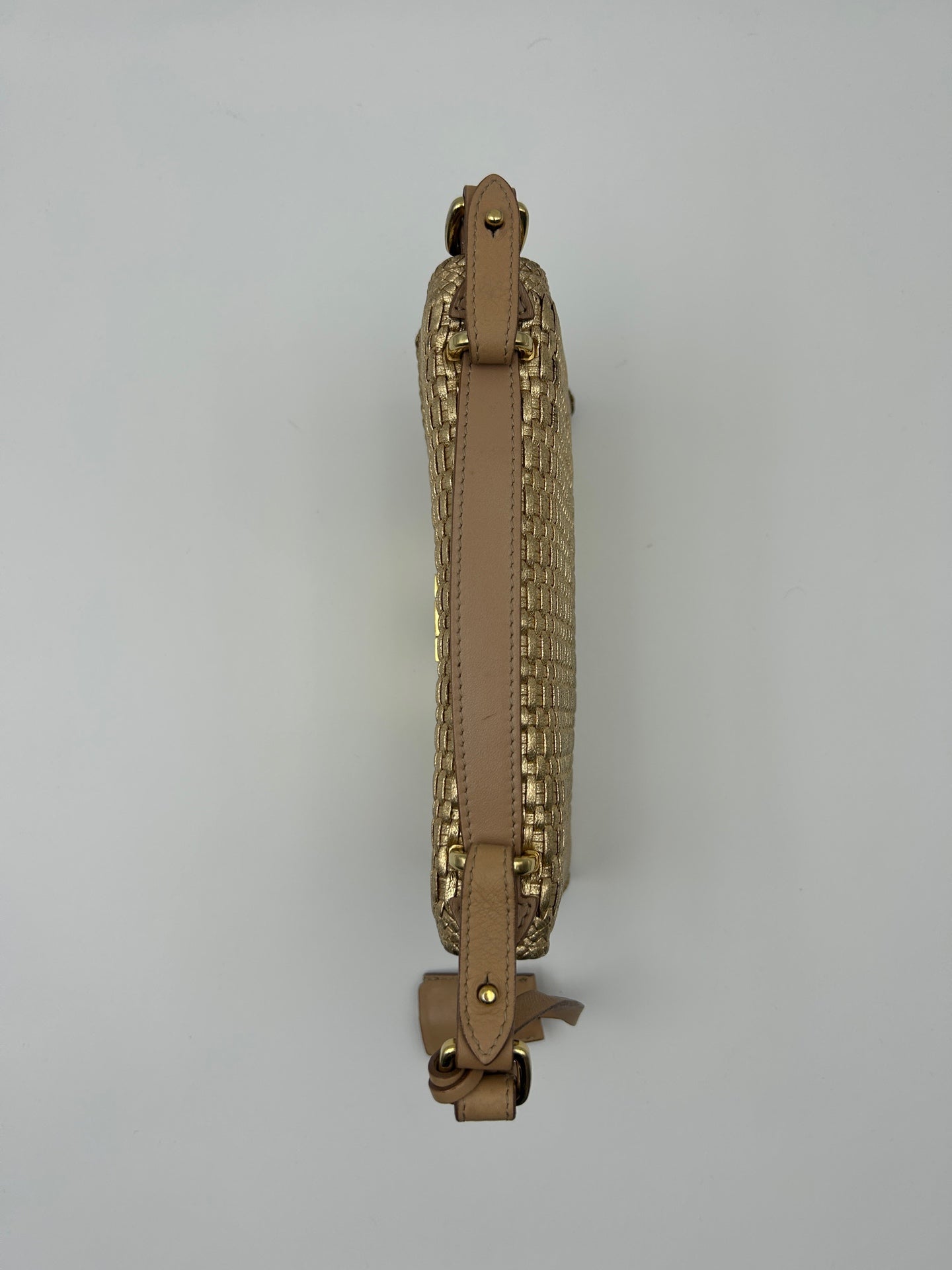 Salvatore Ferragamo Gold Crossbody