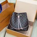 Louis Vuitton Pink Bucket & Drawstring Bag
