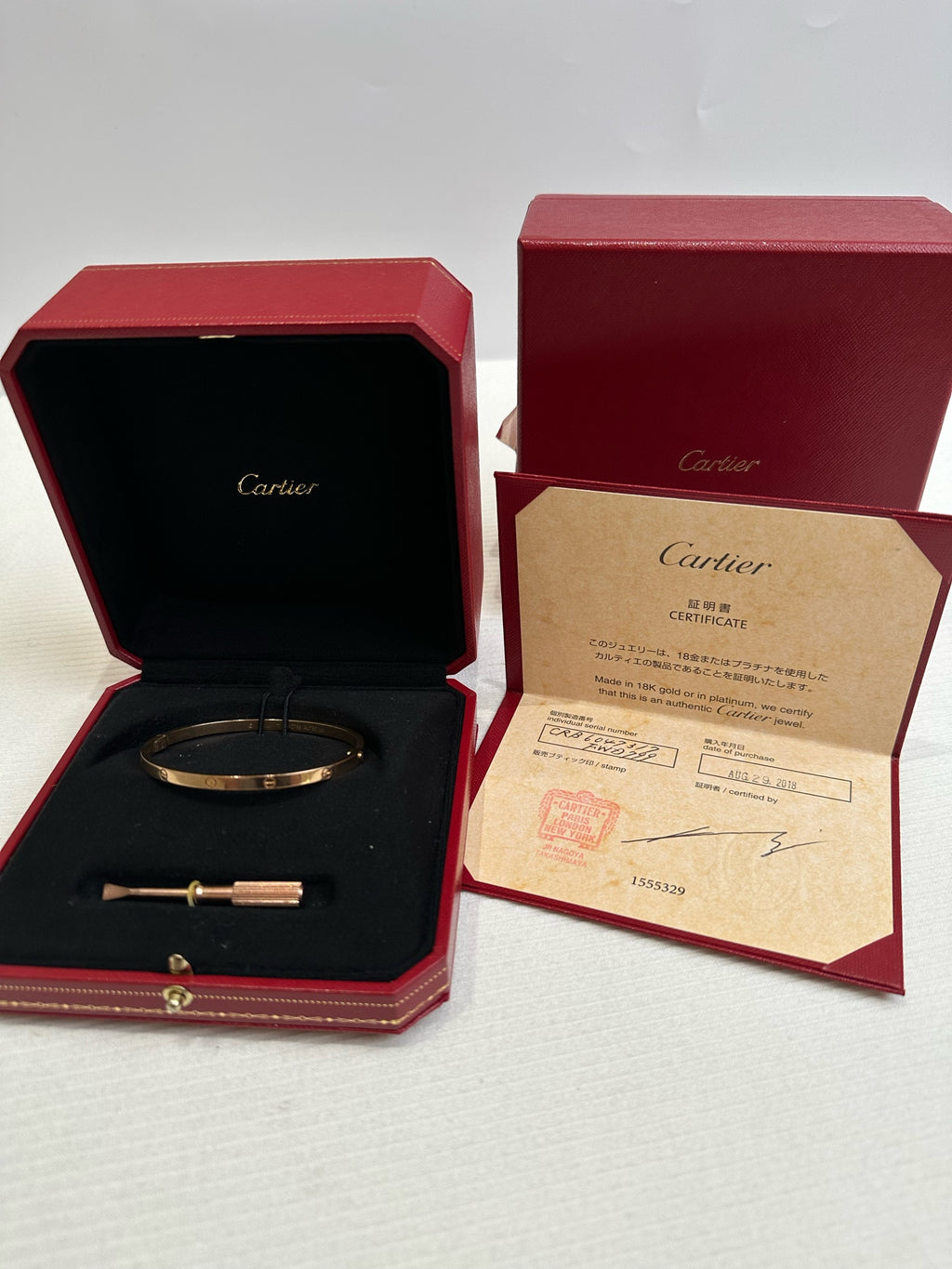 Cartier Rose gold Bangle