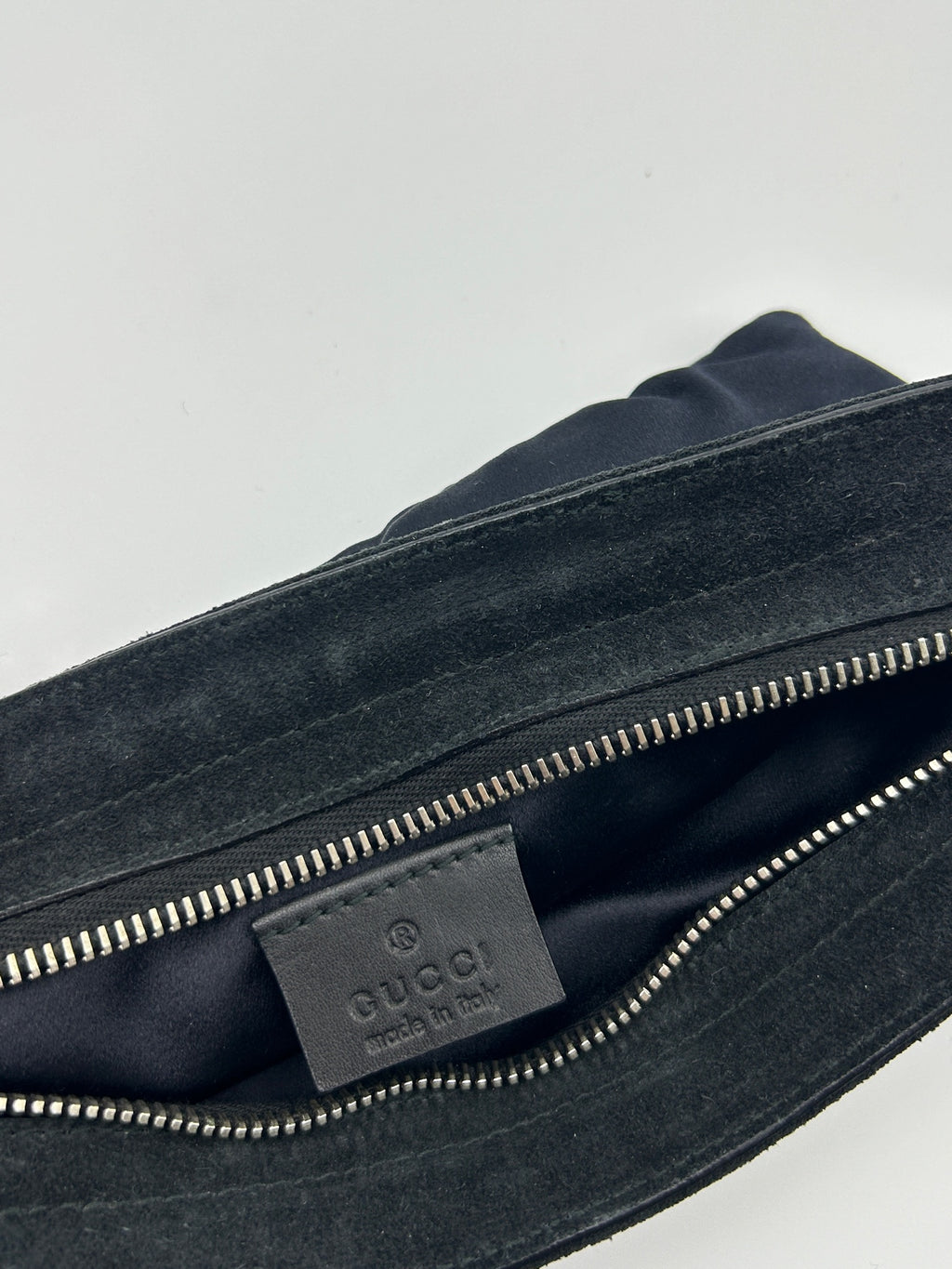 Gucci Velvet Blue Clutch