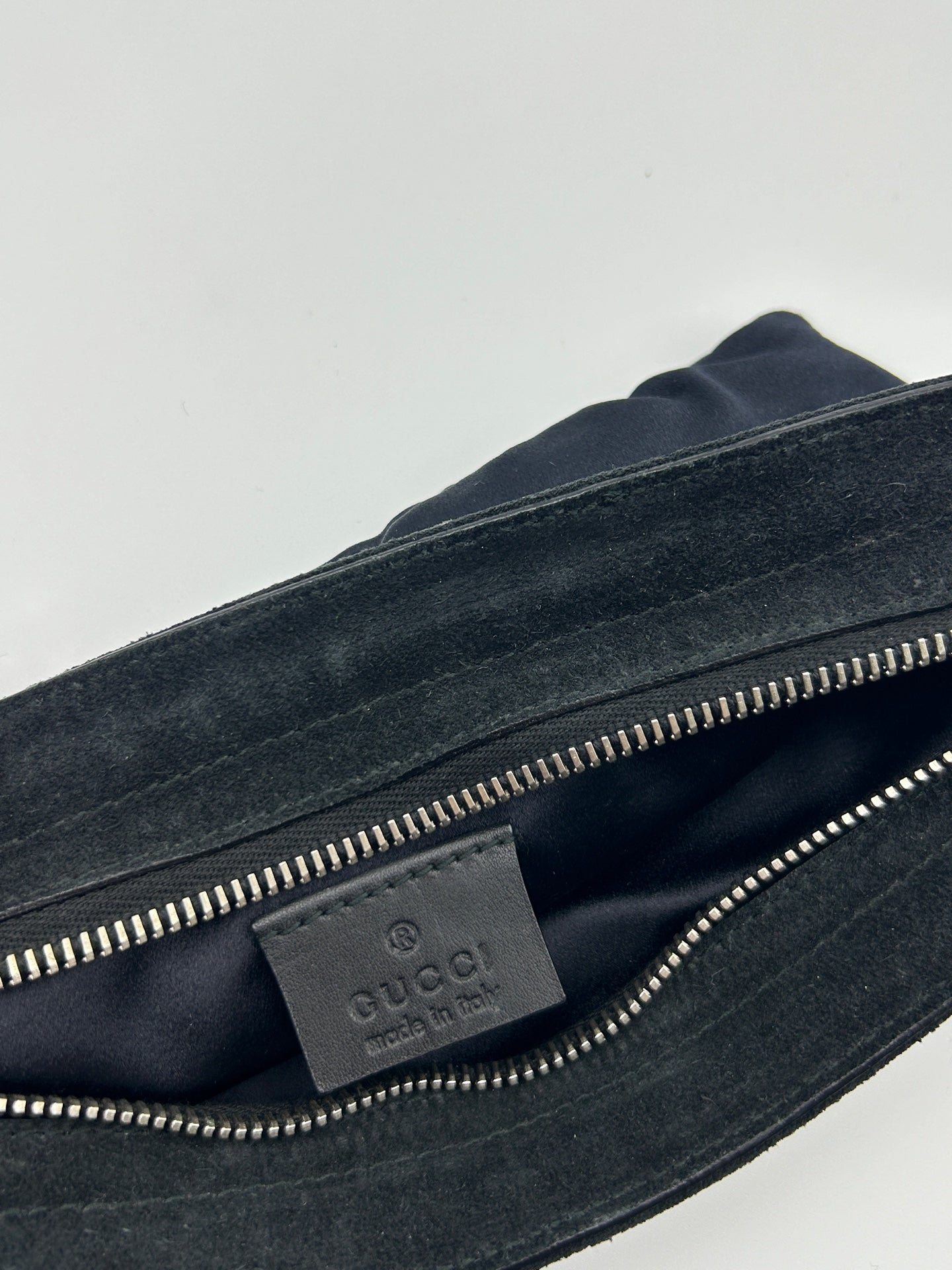 Gucci Velvet Blue Clutch