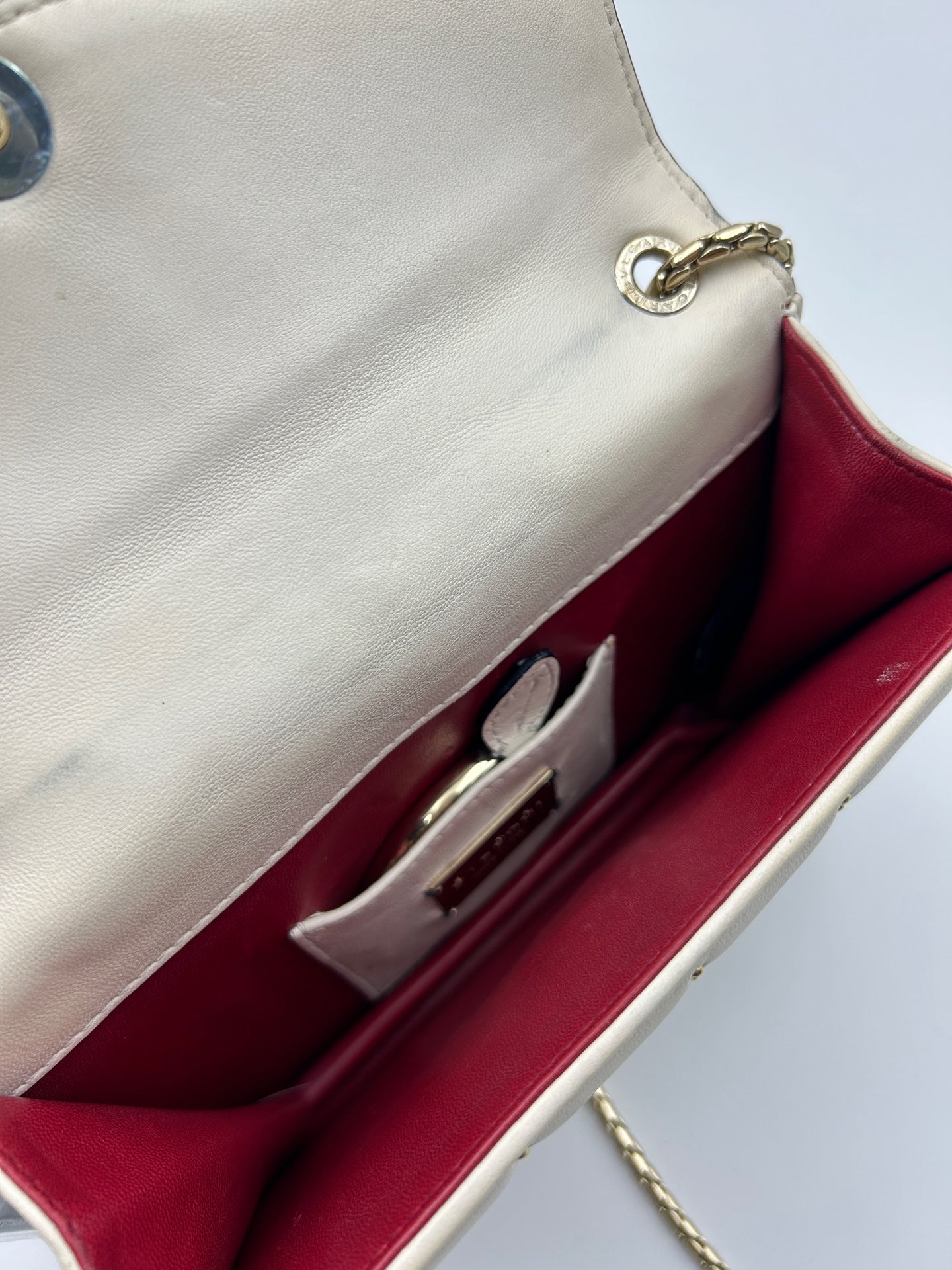 Bvlgari White Crossbody