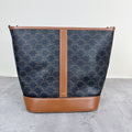 Celine Medium-sized bucket bag with a logo print Bucket & Drawstring Bag 191132CAS.04LU