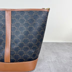 Celine Medium-sized bucket bag with a logo print Bucket & Drawstring Bag 191132CAS.04LU