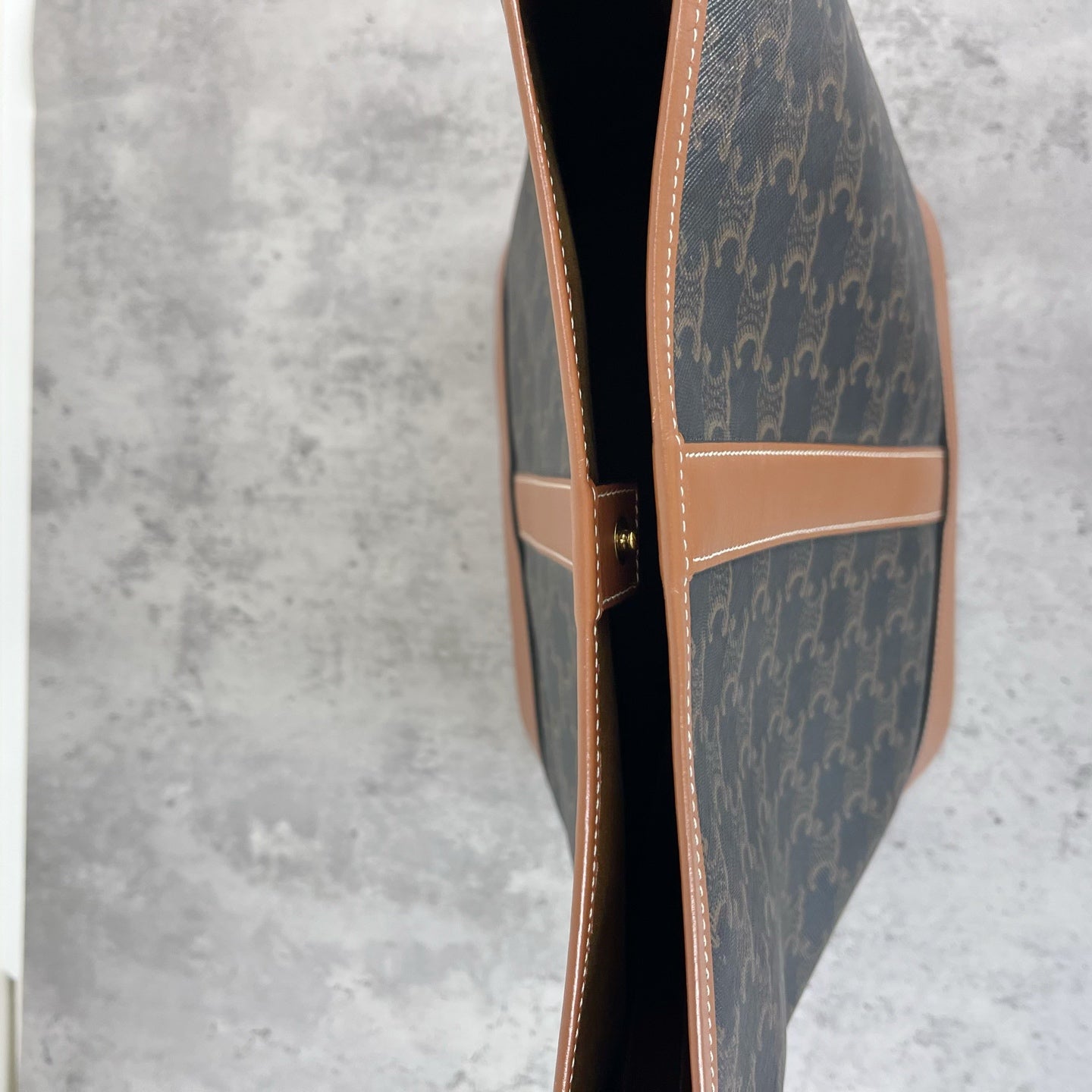 Celine Medium-sized bucket bag with a logo print Bucket & Drawstring Bag 191132CAS.04LU