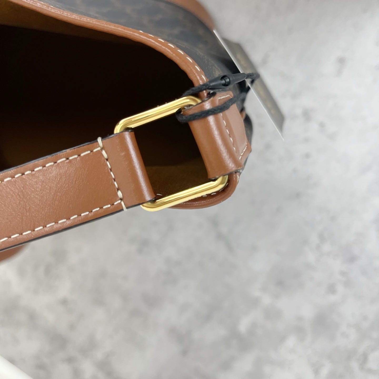 Celine Medium-sized bucket bag with a logo print Bucket & Drawstring Bag 191132CAS.04LU