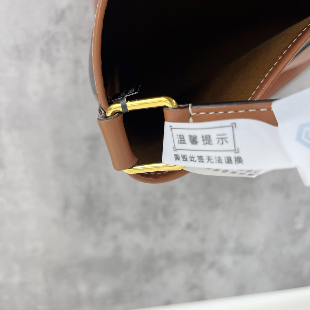 Celine Medium-sized bucket bag with a logo print Bucket & Drawstring Bag 191132CAS.04LU