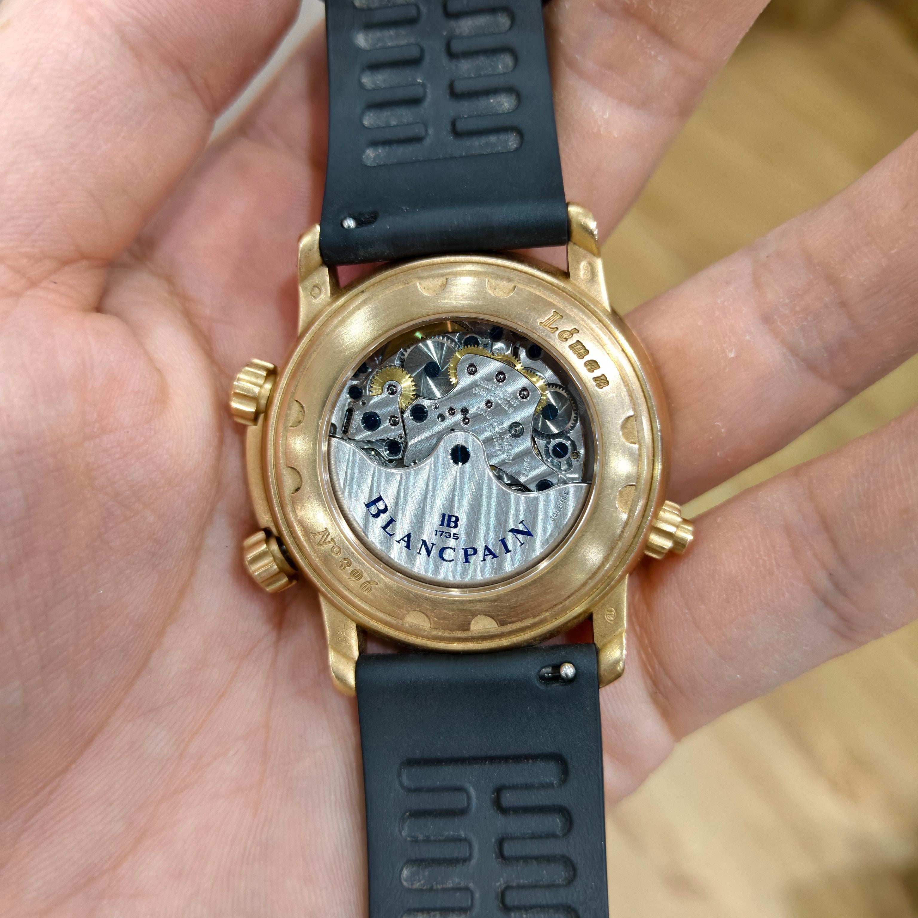 Blancpain Leader Rose gold Automatic (self-winding) watch 40 millimeters 2841-36B30-64B