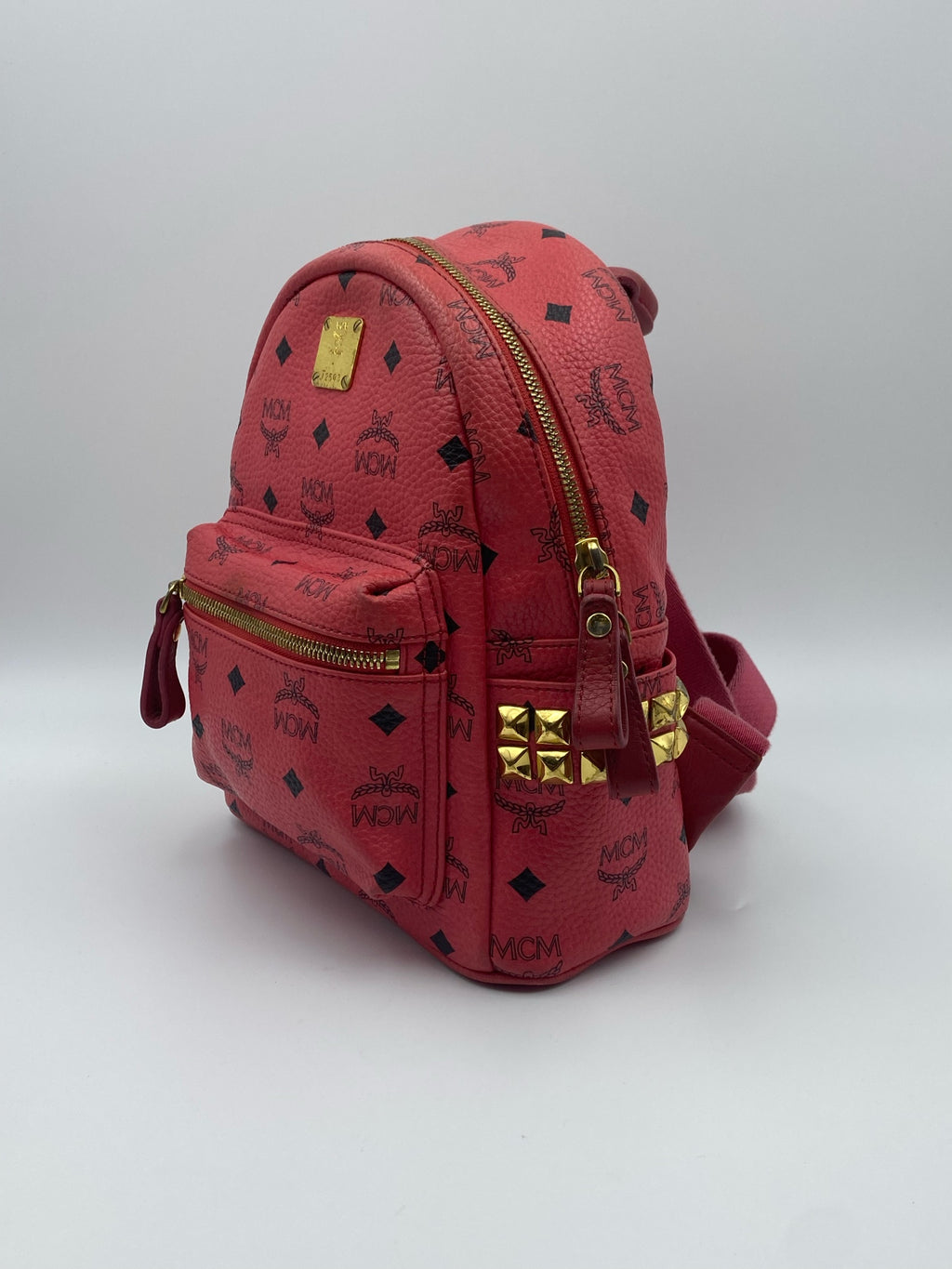 MCM Red Backpack